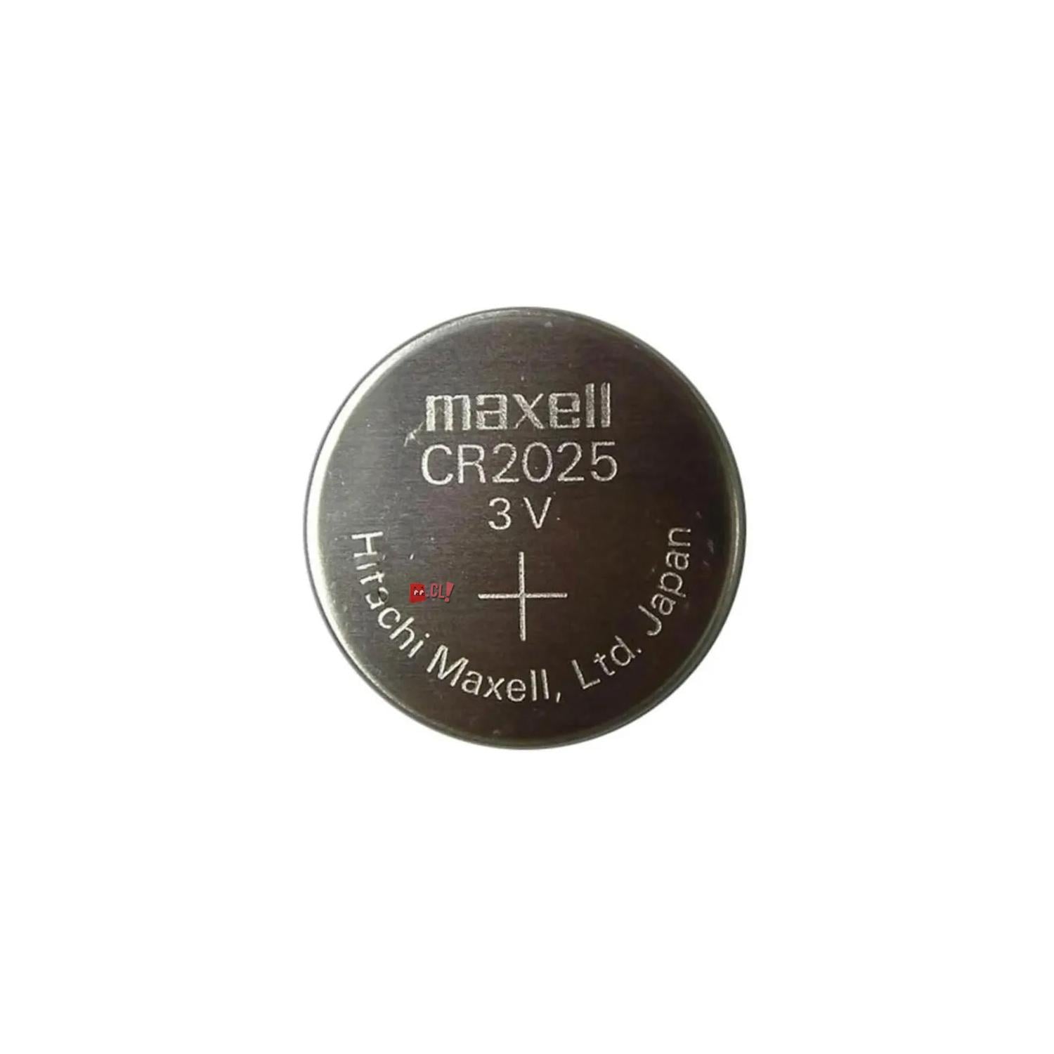 5 PILAS MAXELL CR2025 TIPO BOTÓN - PS - 2