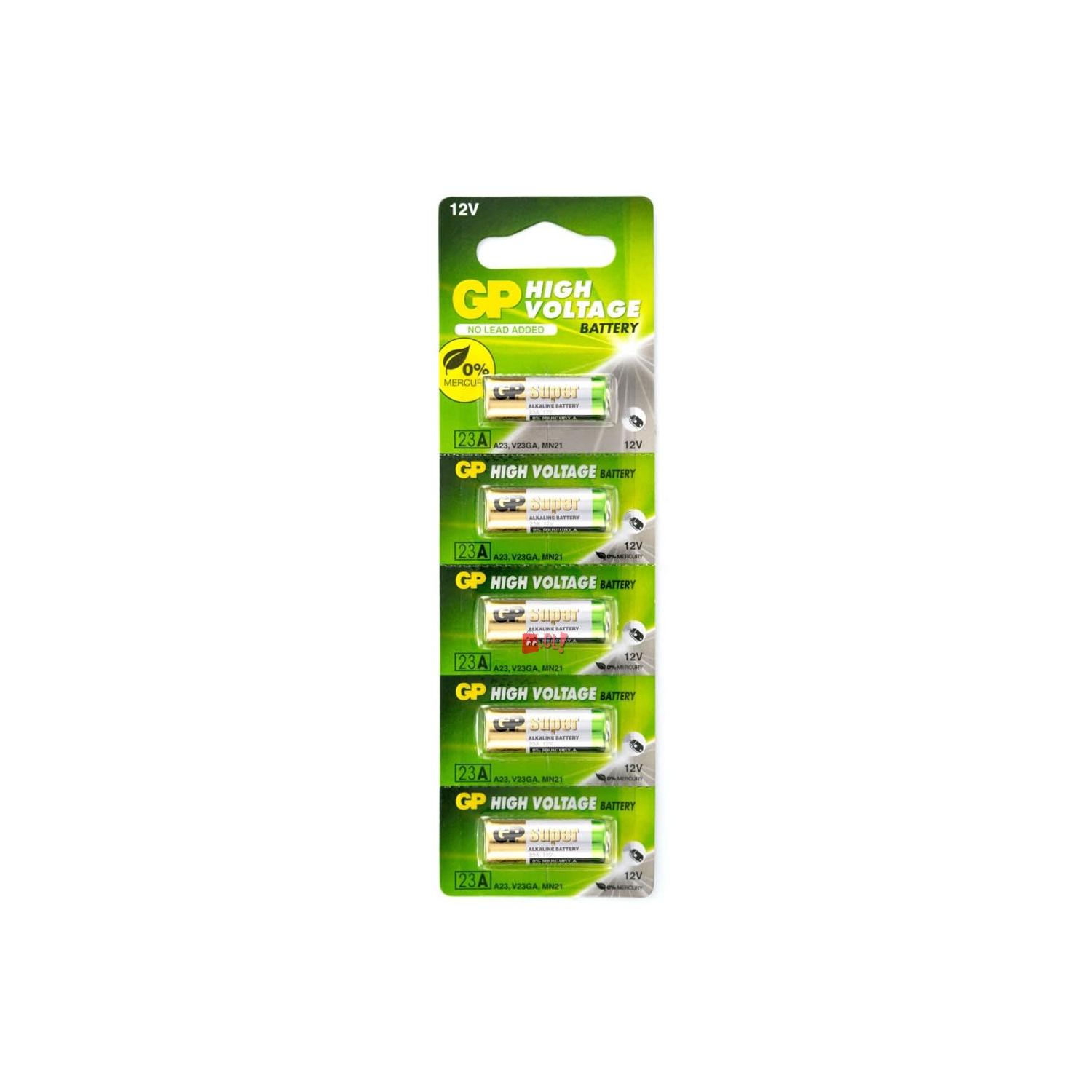 5 PILAS GP 23A 12V HIGH VOLTAJE ALCALINA - PS - 1