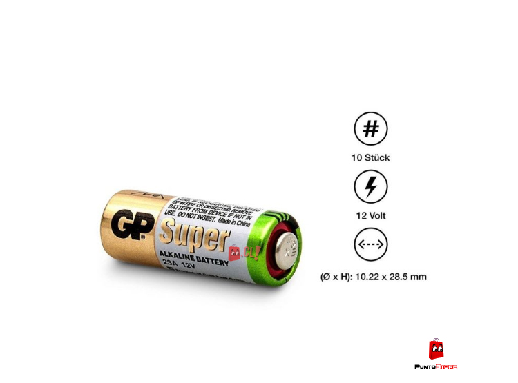 5 PILAS GP 23A 12V HIGH VOLTAJE ALCALINA - PS - 2