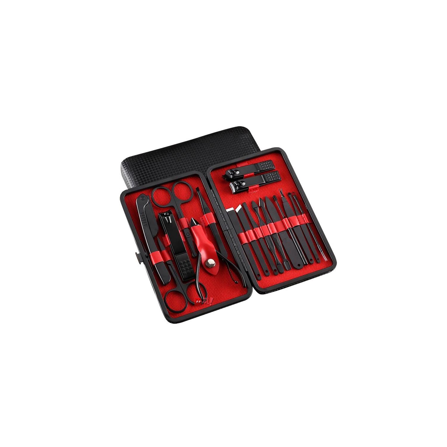 SET MANICURE DOMA Y PEDICURE DE 18 PIEZA CON ESTUCHE PS - 2