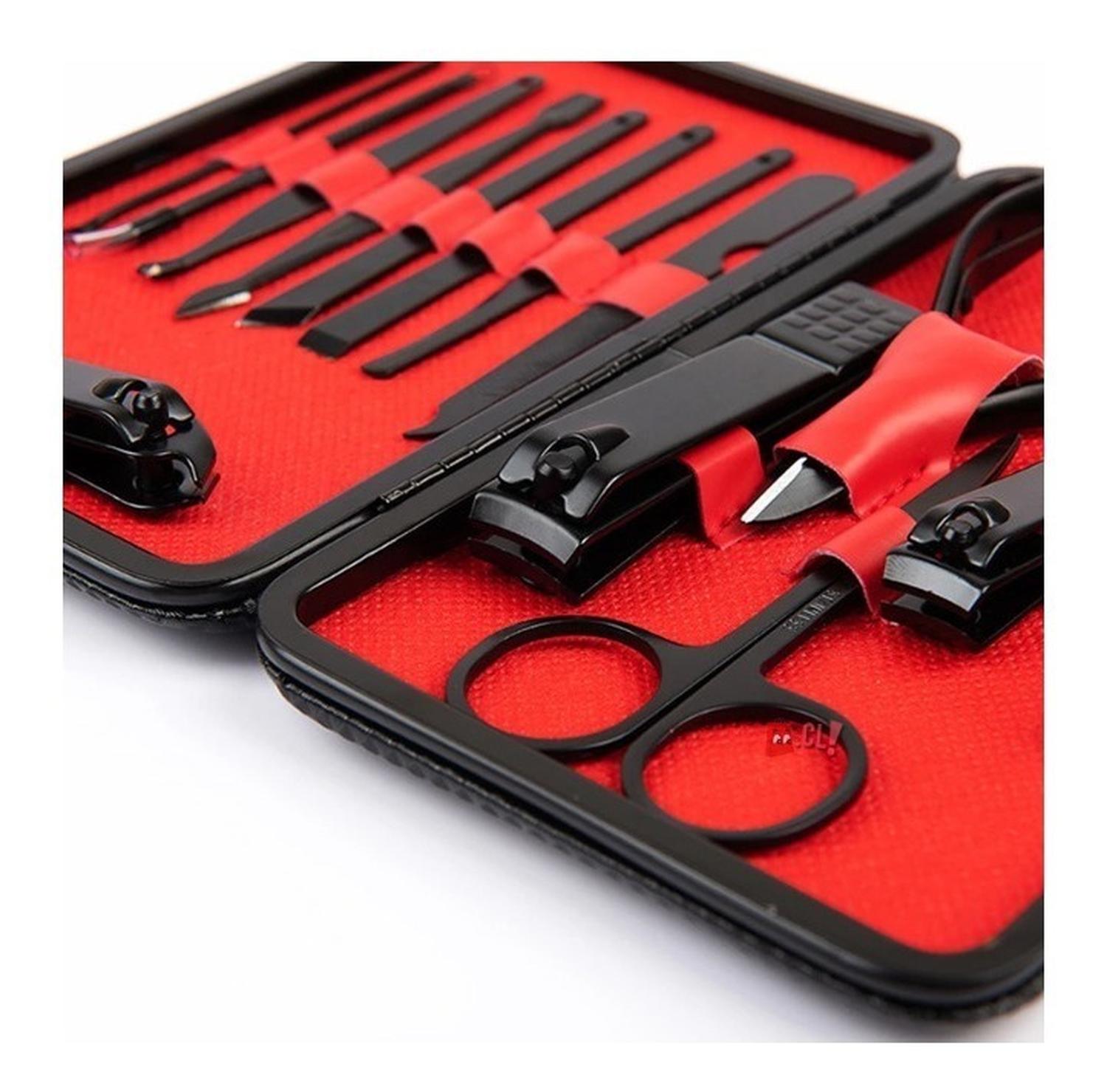 SET MANICURE DOMA Y PEDICURE DE 18 PIEZA CON ESTUCHE PS - 3