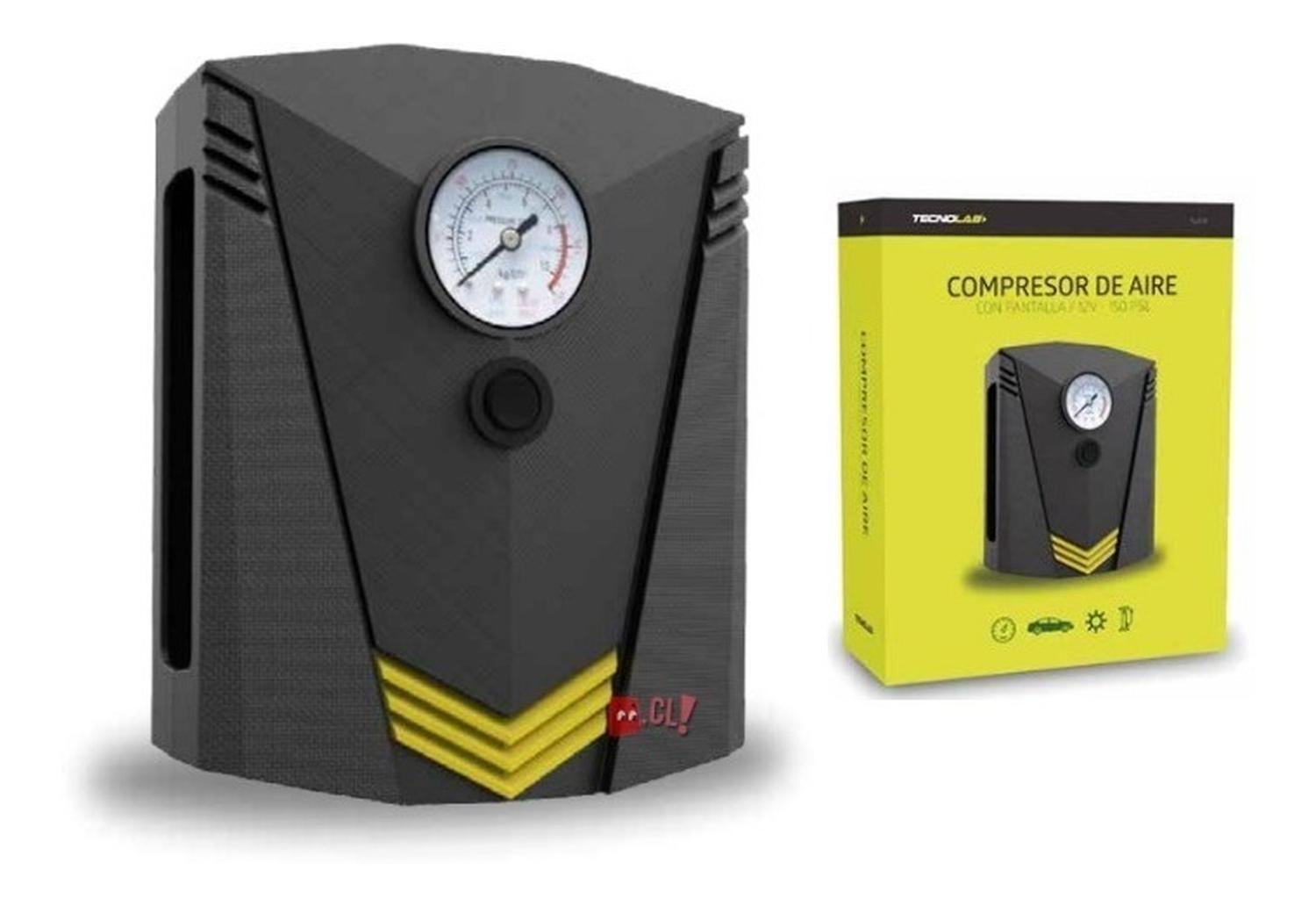 COMPRESOR DE AIRE PORTÁTIL 150PSI DE 120W PARA AUTOS - PS - 3