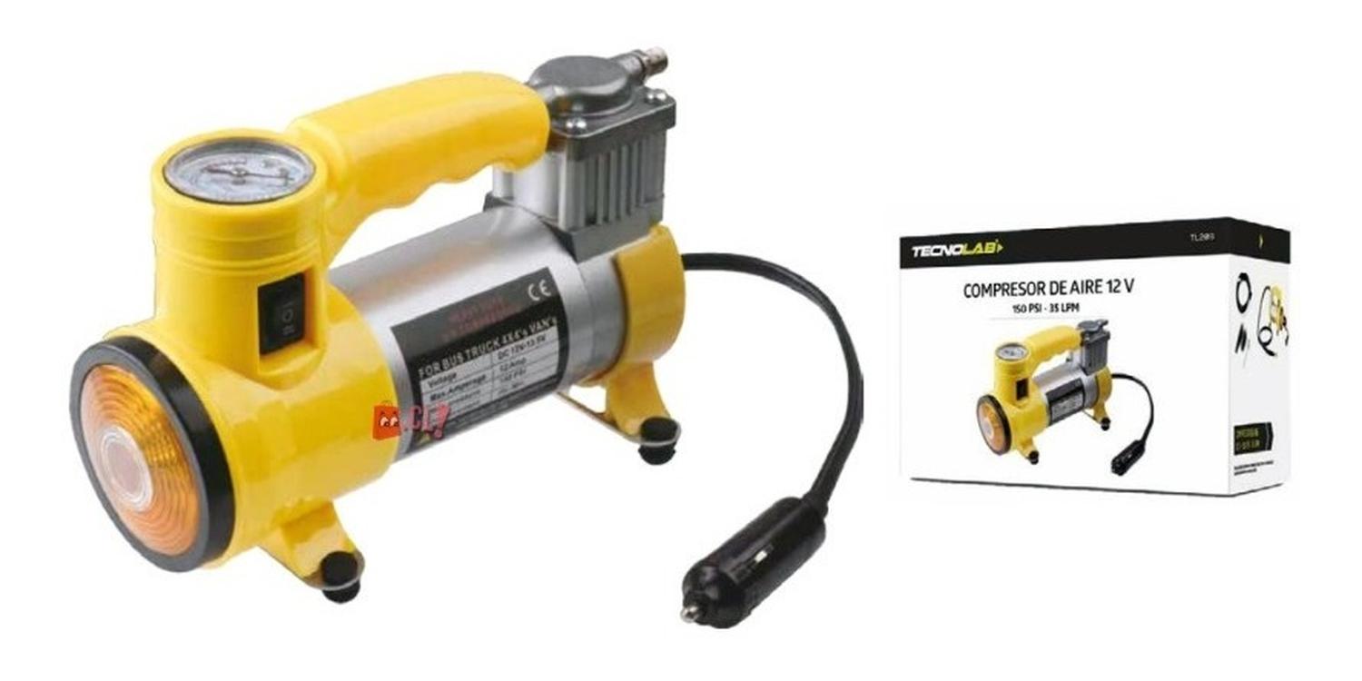 COMPRESOR DE AIRE 150PSI DE AUTOS CON LUZ INTERMITENTE - PS - 3