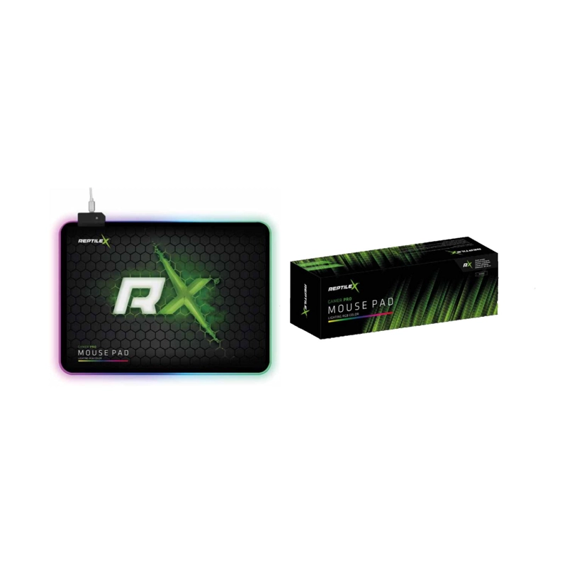 MOUSE PAD REPTILEX GAMER ILUMINACIÓN RGB 80X30CMS PS - 2