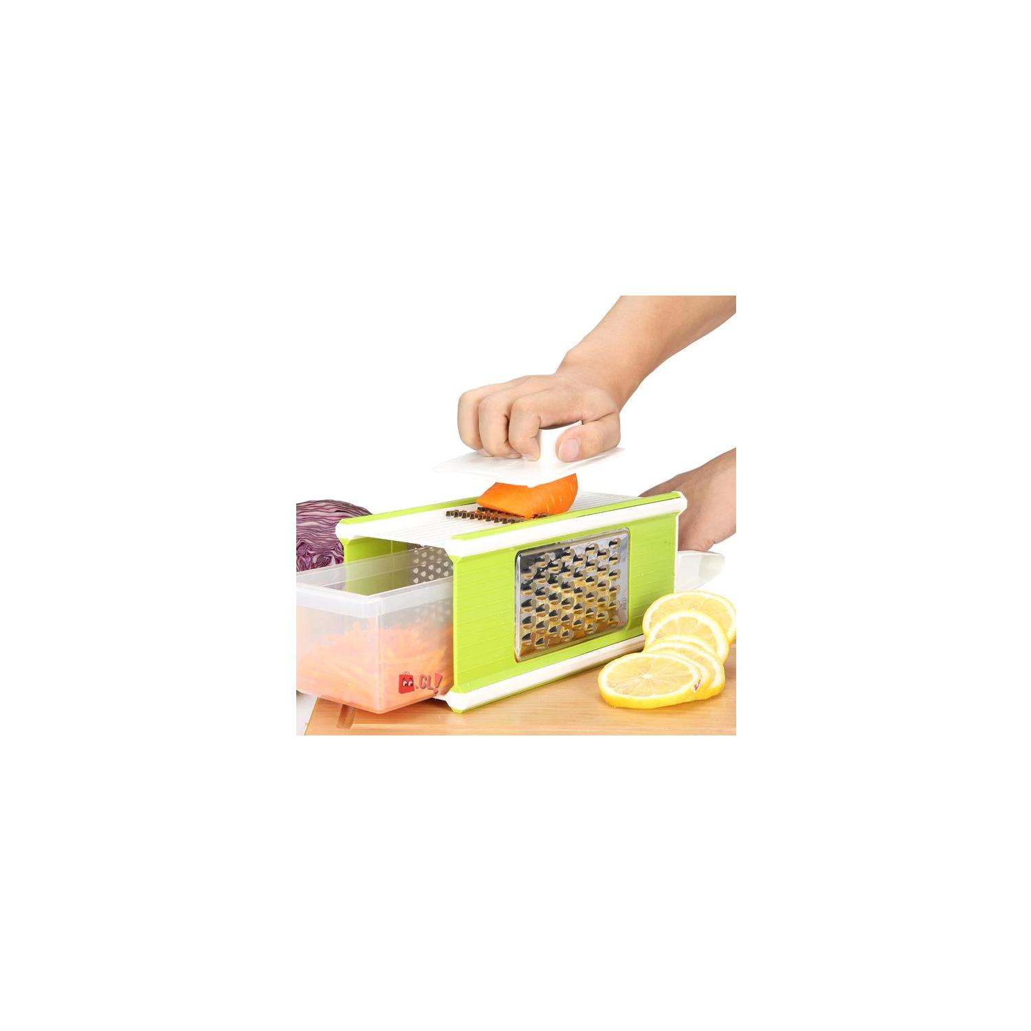 RALLADOR DE VERDURAS Y FRUTAS MULTIUSO 5 EN 1 - PS - 3