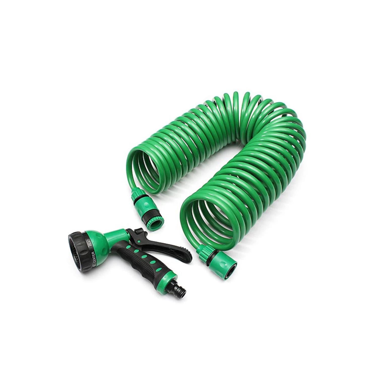MANGUERA PUNTOSTORE MANGUERA ESPIRAL ESPIRAL RETRÁCTIL 15 MTS INCLUYE PITÓN PS - 1