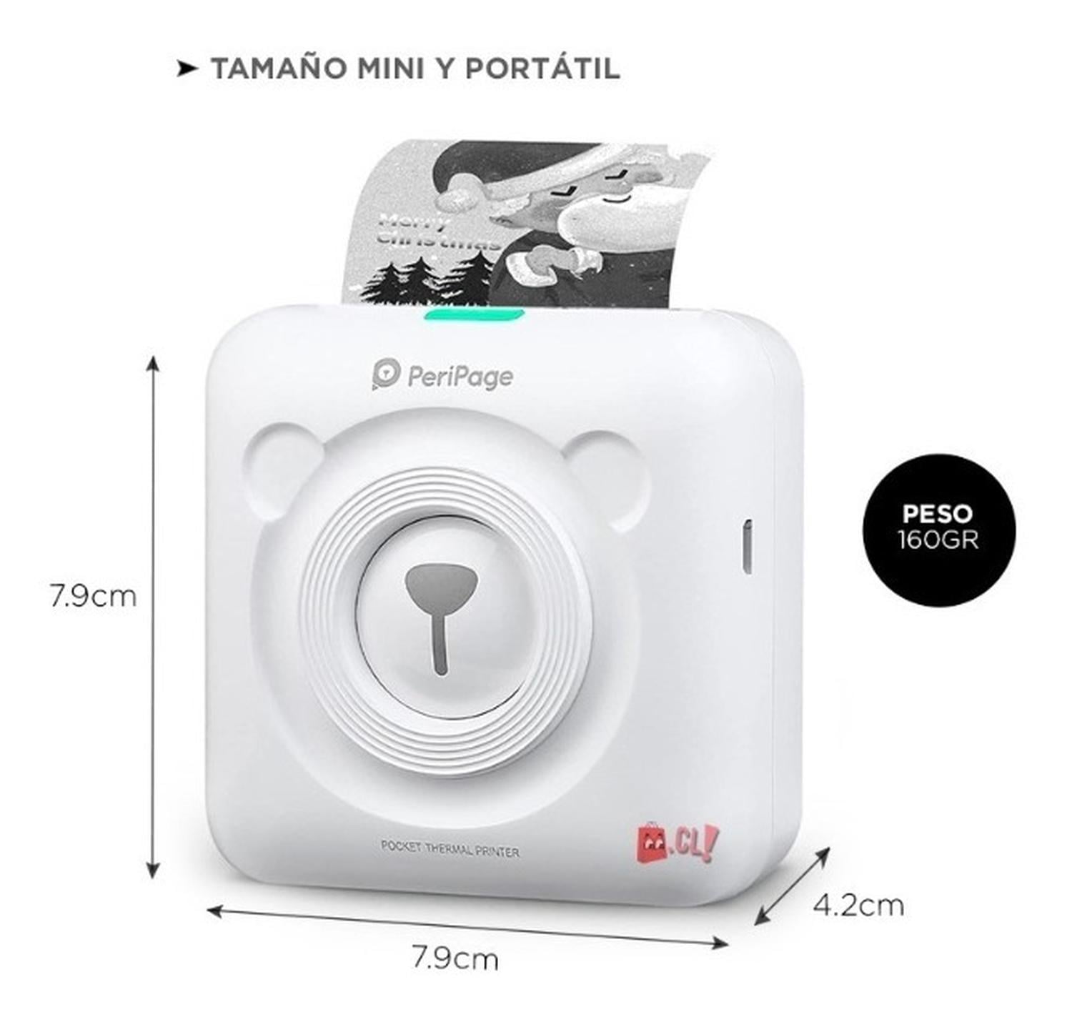 IMPRESORA TÉRMICA PORTÁTIL BLUETOOTH PERIPAGE - PS - 3