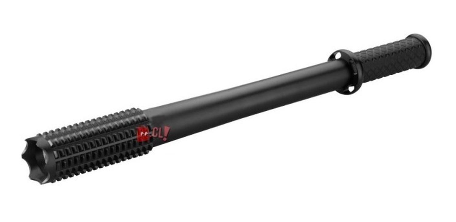 BASTÓN PUNTOSTORE ALUMINIO LUMA ACERO DEFENSA EXTENSIBLE CON LINTERNA LED PS - 2