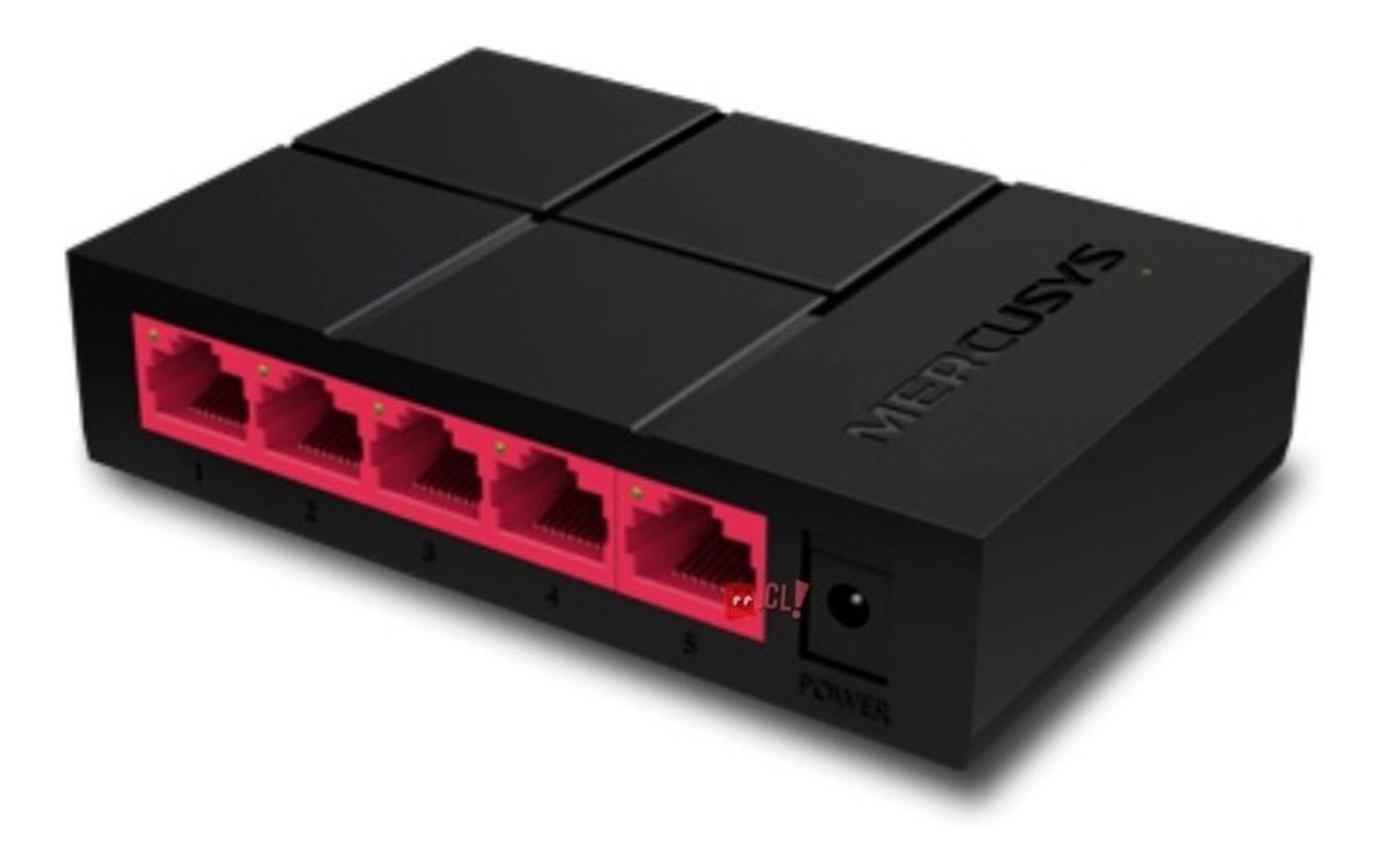 SWITCH MERCUSYS MS105G DE ESCRITORIO DE 5 PUERTOS 10/100/1.000 MBPS PS - 3
