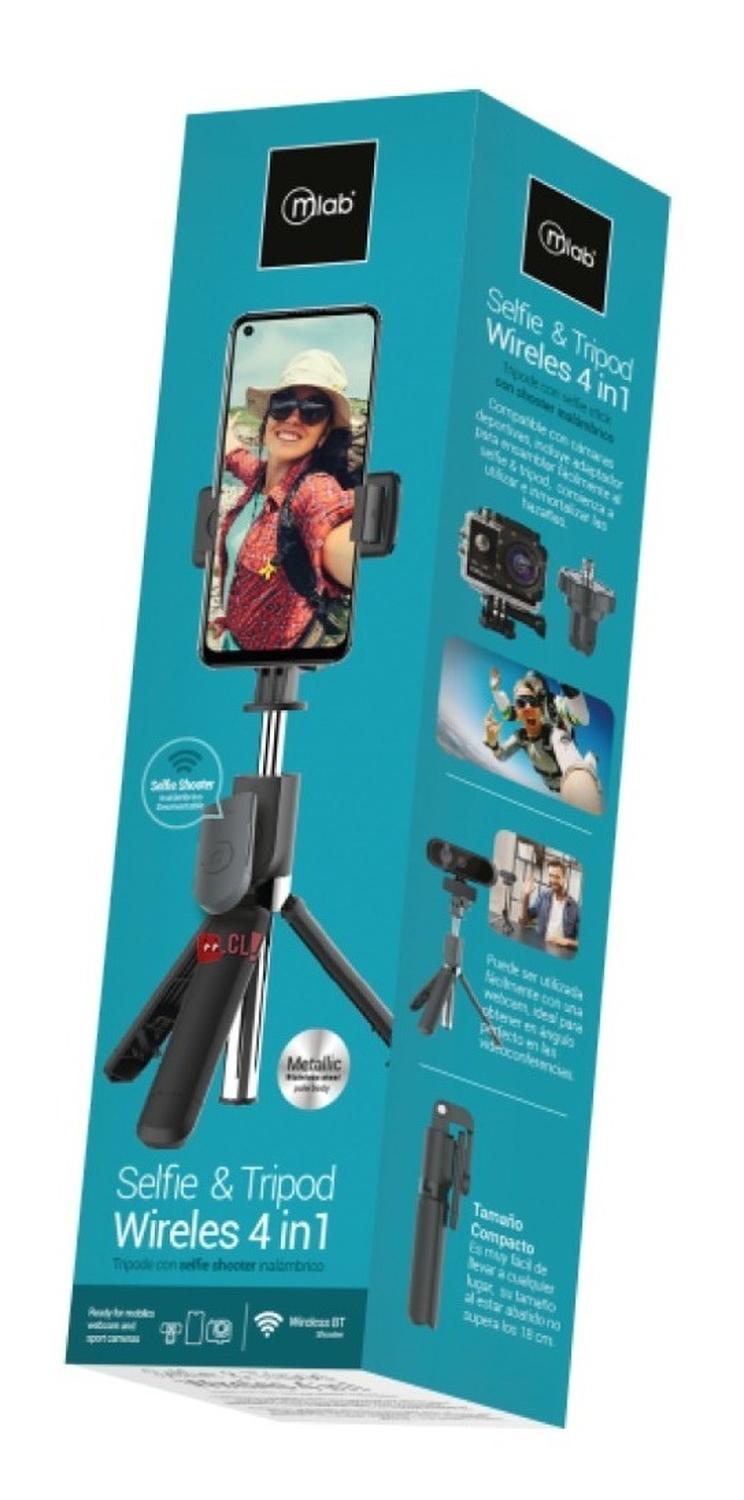 TRÍPODE MLAB CON SELFIE SHOOTER INALÁMBRICO BLUETOOTH - PS - 4