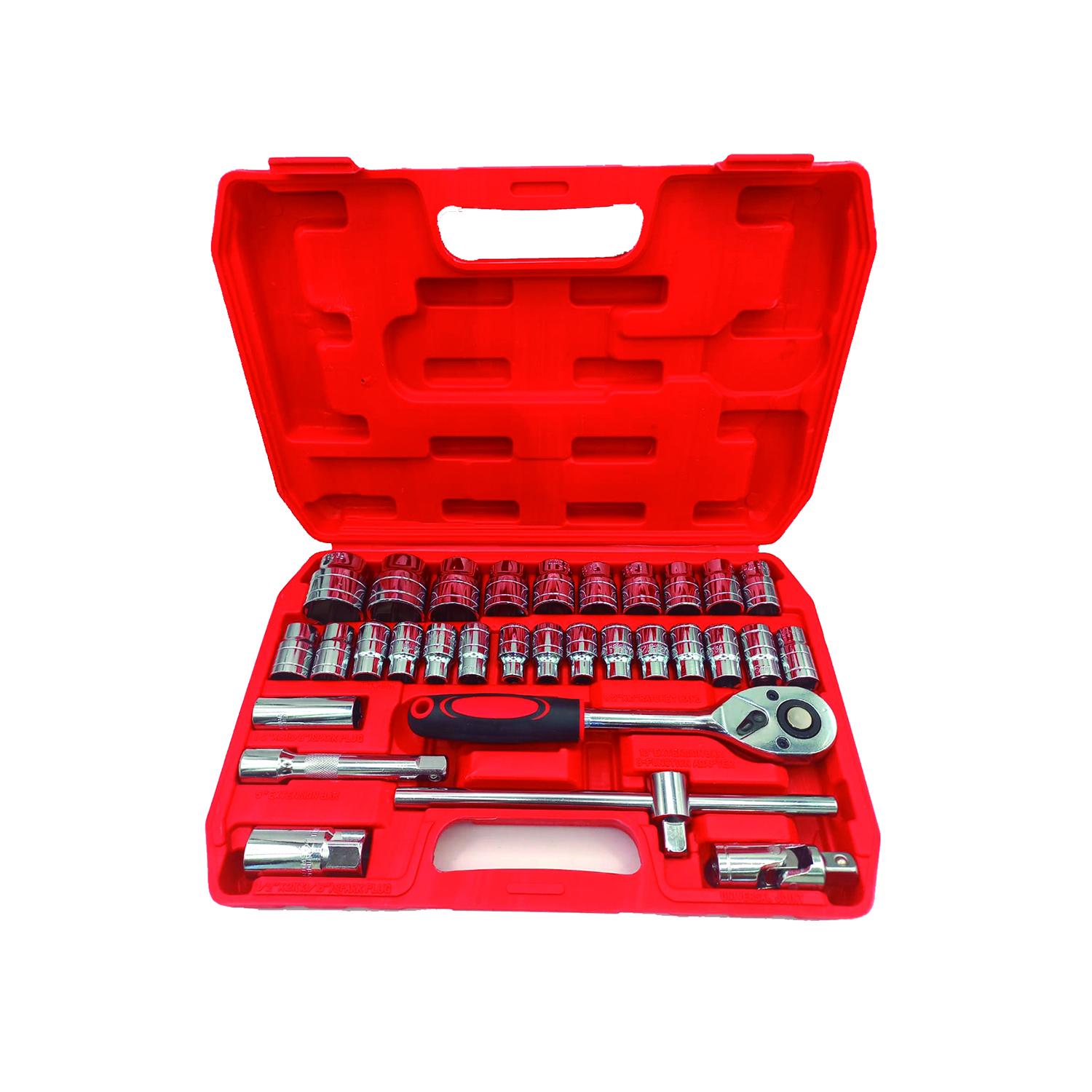 SET HERRAMIENTAS MAXWELL CAJA DADOS 32 PIEZAS CHICHARRA PS - 1