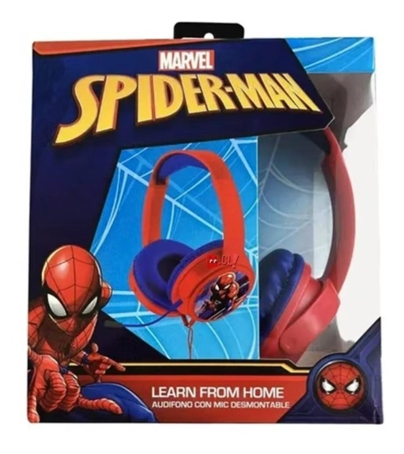 AUDÍFONOS SPIDERMAN MARVEL KIDS PS PC MICRÓFONO - 4