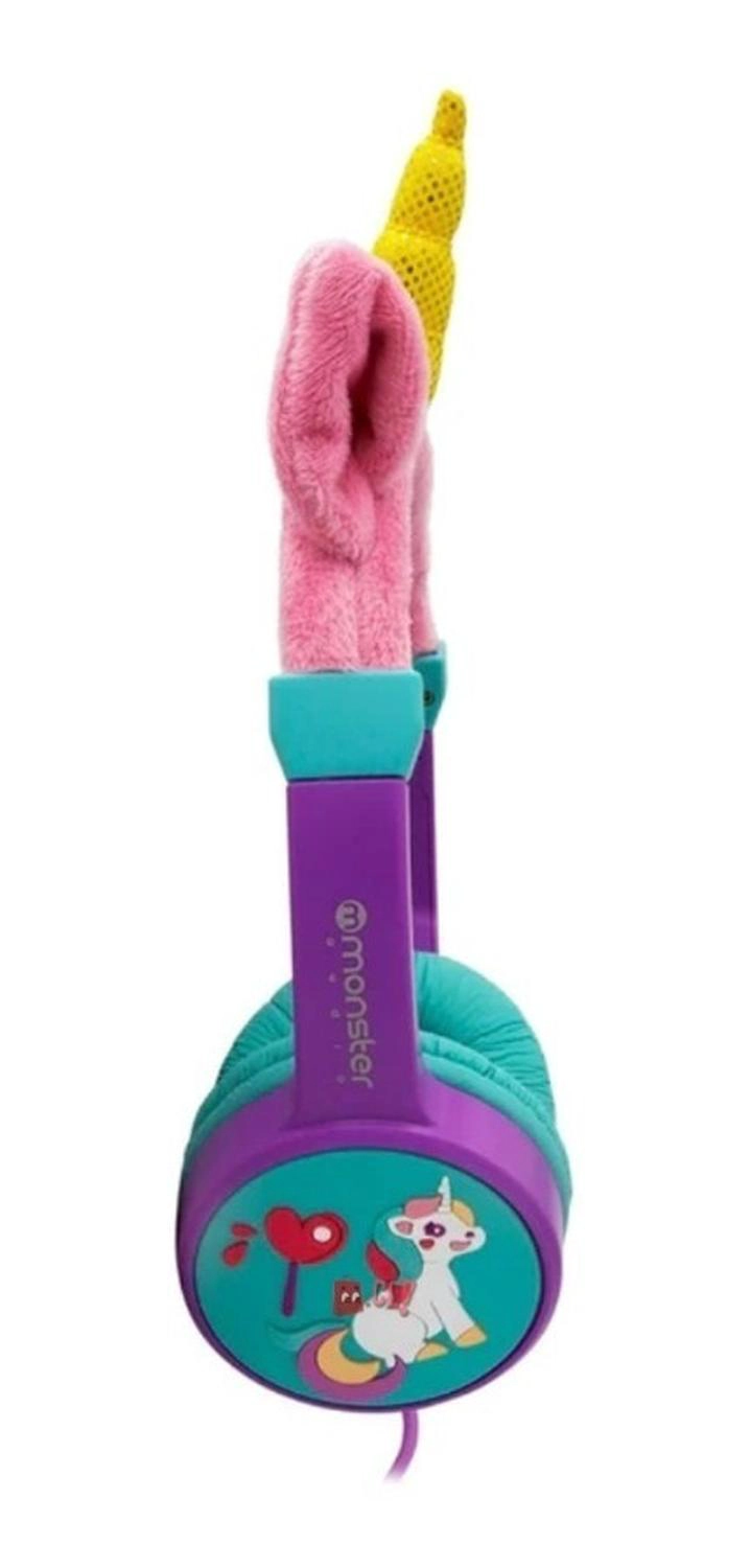 AUDÍFONOS MONSTER AUDIO UNICORNIO PS PÚRPURA - 3
