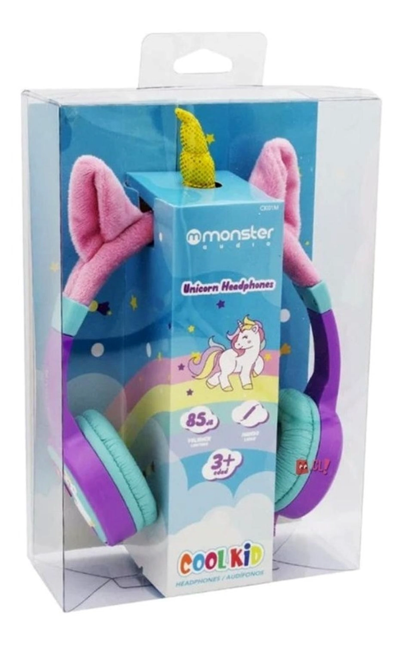 AUDÍFONOS MONSTER AUDIO UNICORNIO PS PÚRPURA - 4