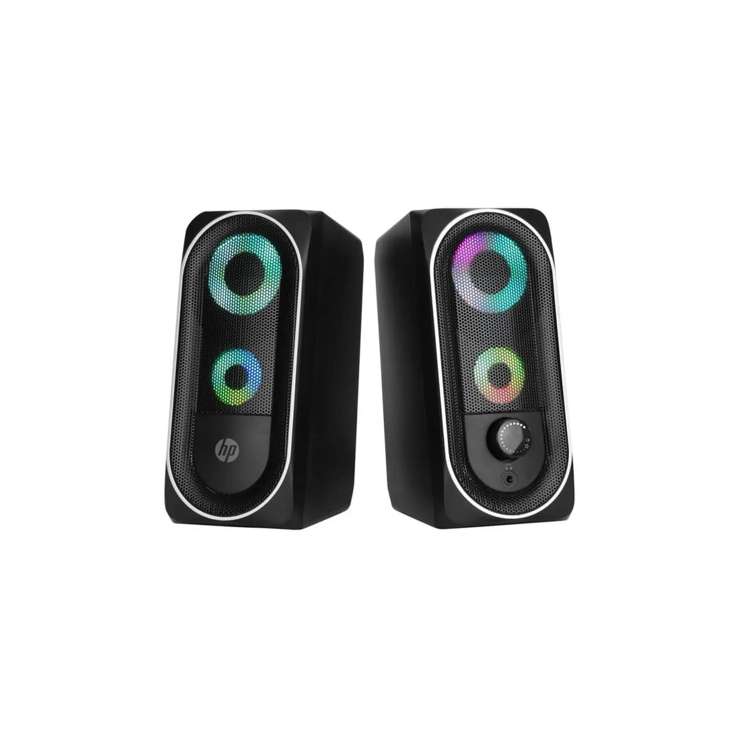 PARLANTE HP GAMER PC LUCES LED TÁCTIL 6W - PS - 1