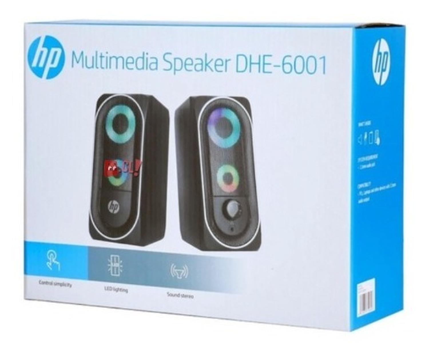 PARLANTE HP GAMER PC LUCES LED TÁCTIL 6W - PS - 4