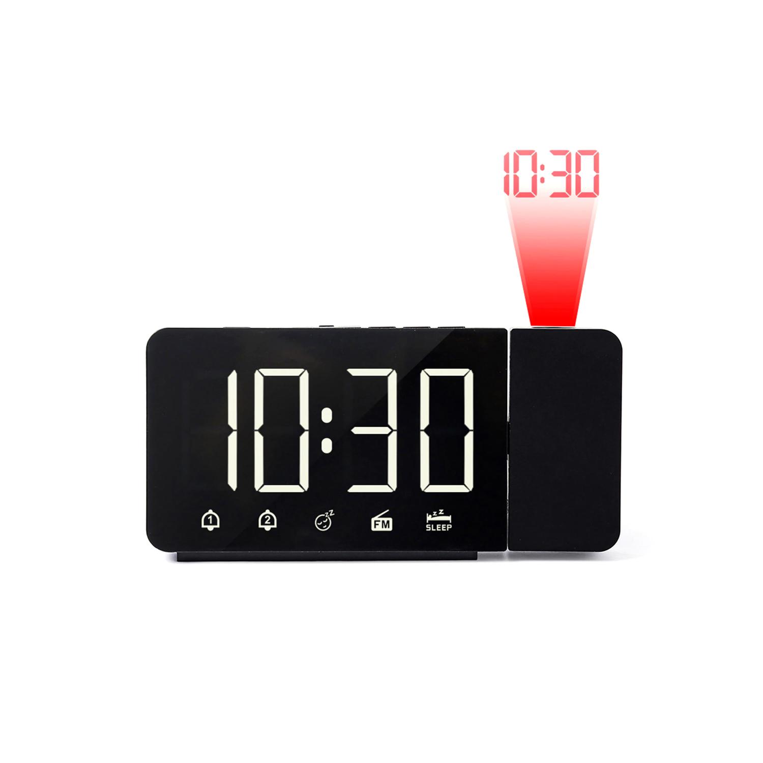 RADIO RELOJ CON PROYECCIÓN DE HORA Y PANTALLA LED - PS - 1