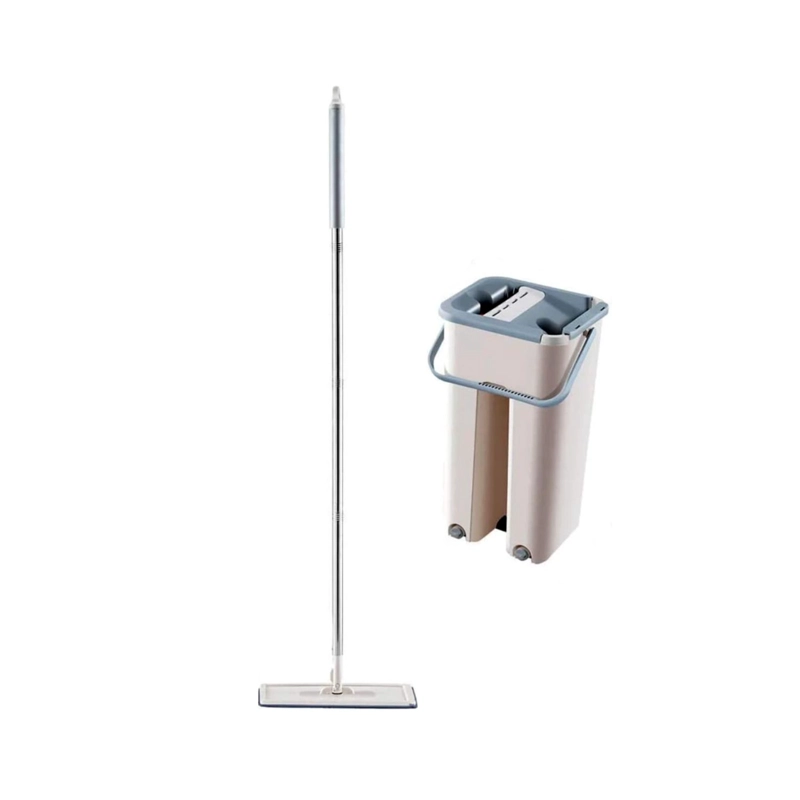 TRAPEADOR PUNTOSTORE MOPA PLANA MICROFIBRA CUBO PS - 1