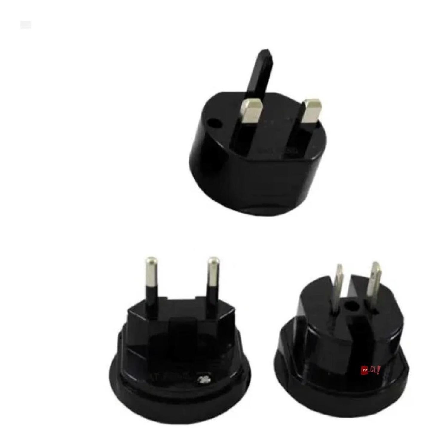 ADAPTADOR PHILCO NEGRO VARIOS ENCHUFES UNIVERSALES MULTINORMA PS - 2