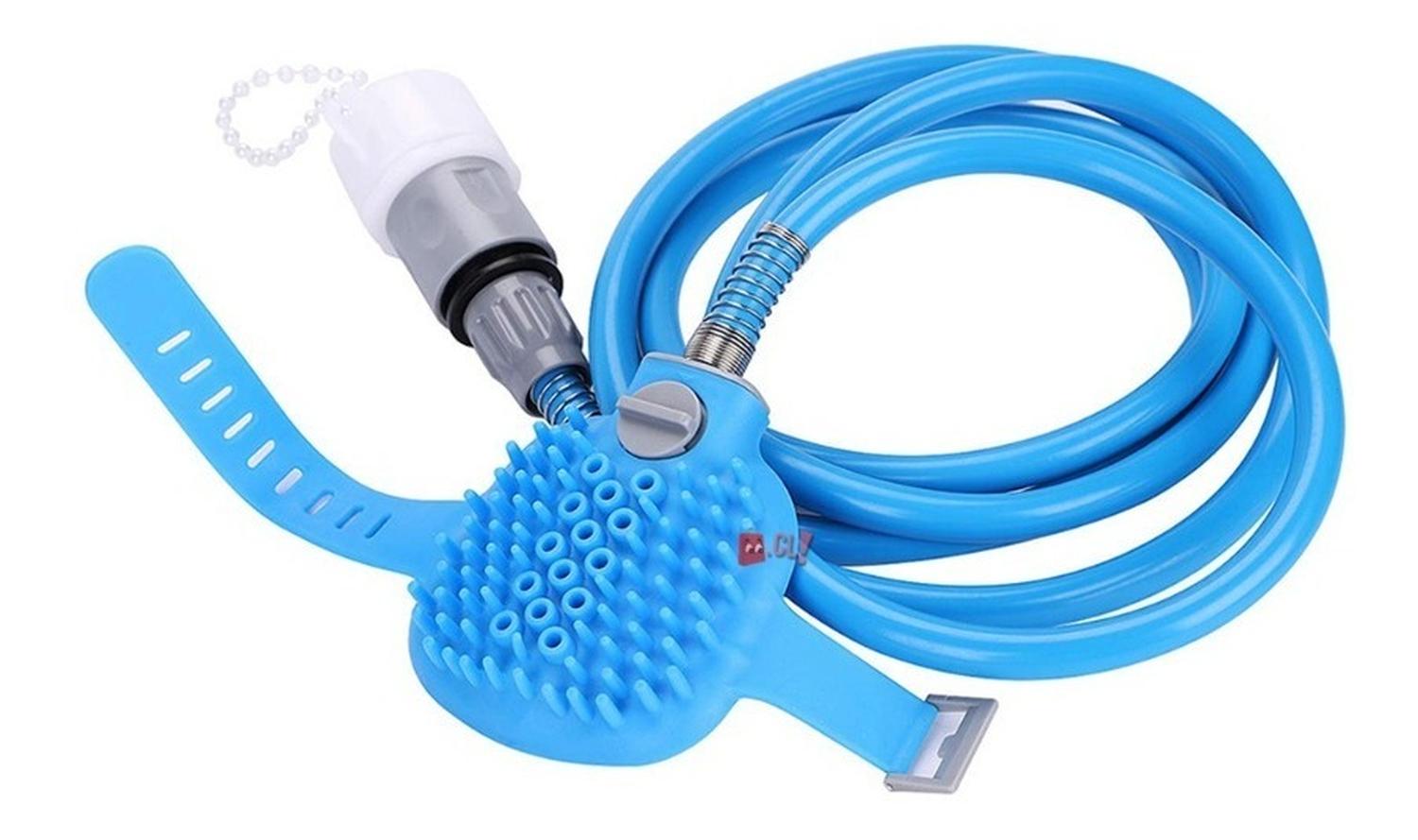MANGUERA PERROS PUNTOSTORE CEPILLO CON GUANTE BAÑO MASCOTA PS - 3