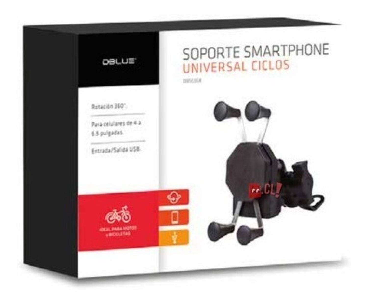 SOPORTE PORTA CELULAR DBLUE PARA MOTOS ROTACIÓN 360 GRADOS - 3