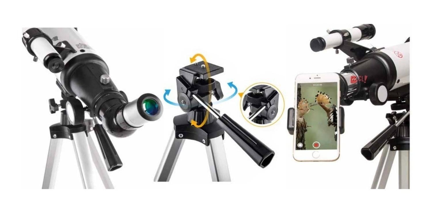 TELESCOPIO PUNTOSTORE 70 MM ASTRONÓMICO LENTE 70MM CON TRÍPODE PS - 2