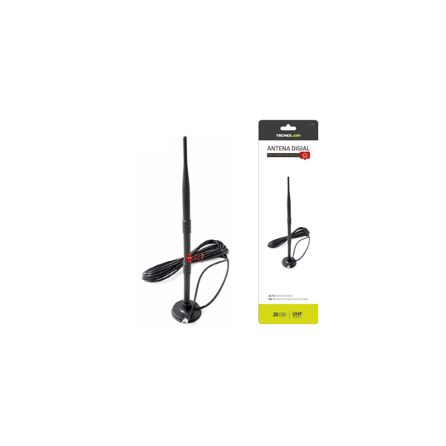 ANTENA PARA TV TECNOLAB DIGITAL HDTV DVB-T PS - 3