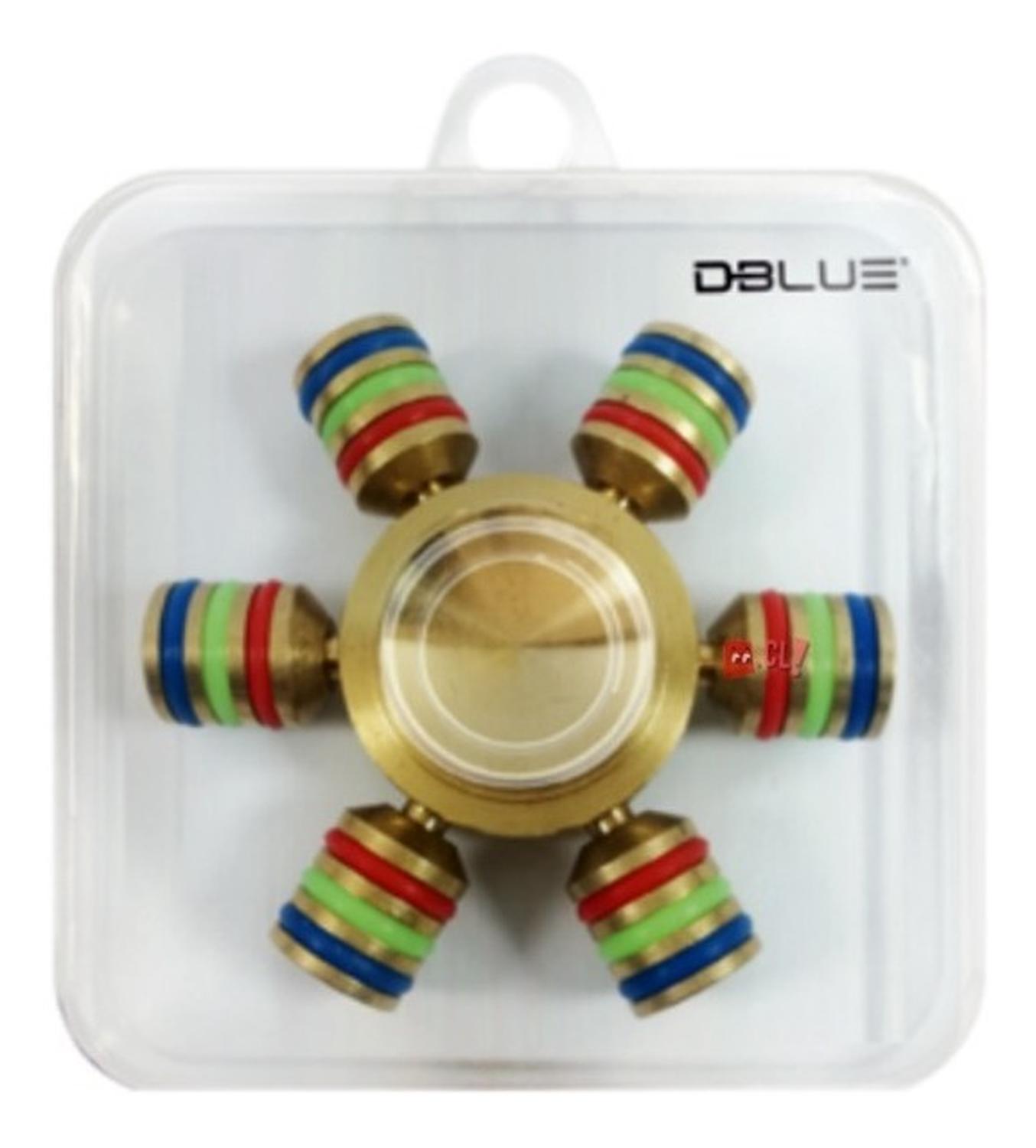 SPINNER METÁLICO DBLUE DORADO DESARMABLE DE 6 PUNTASPS - 4
