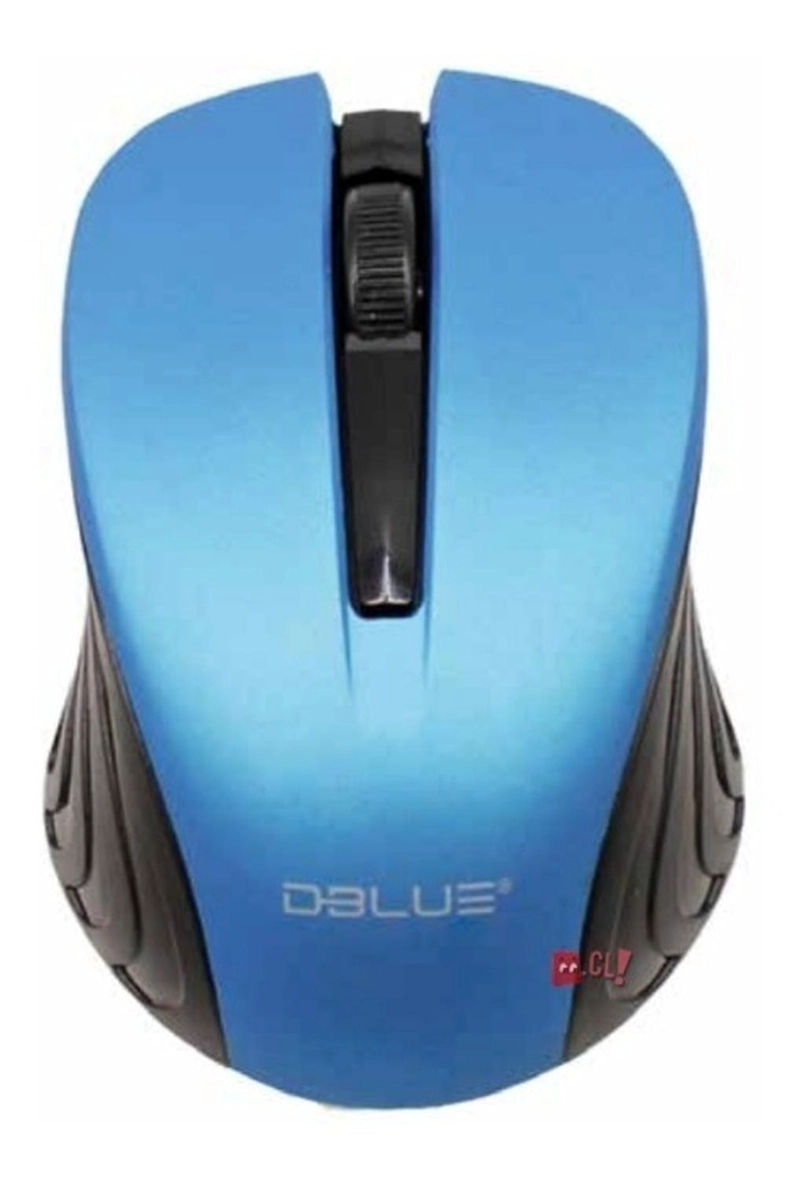MOUSE INALAMBRICO OPTICO CON RECEPTOR MICRO USB AZUL - PS - 1