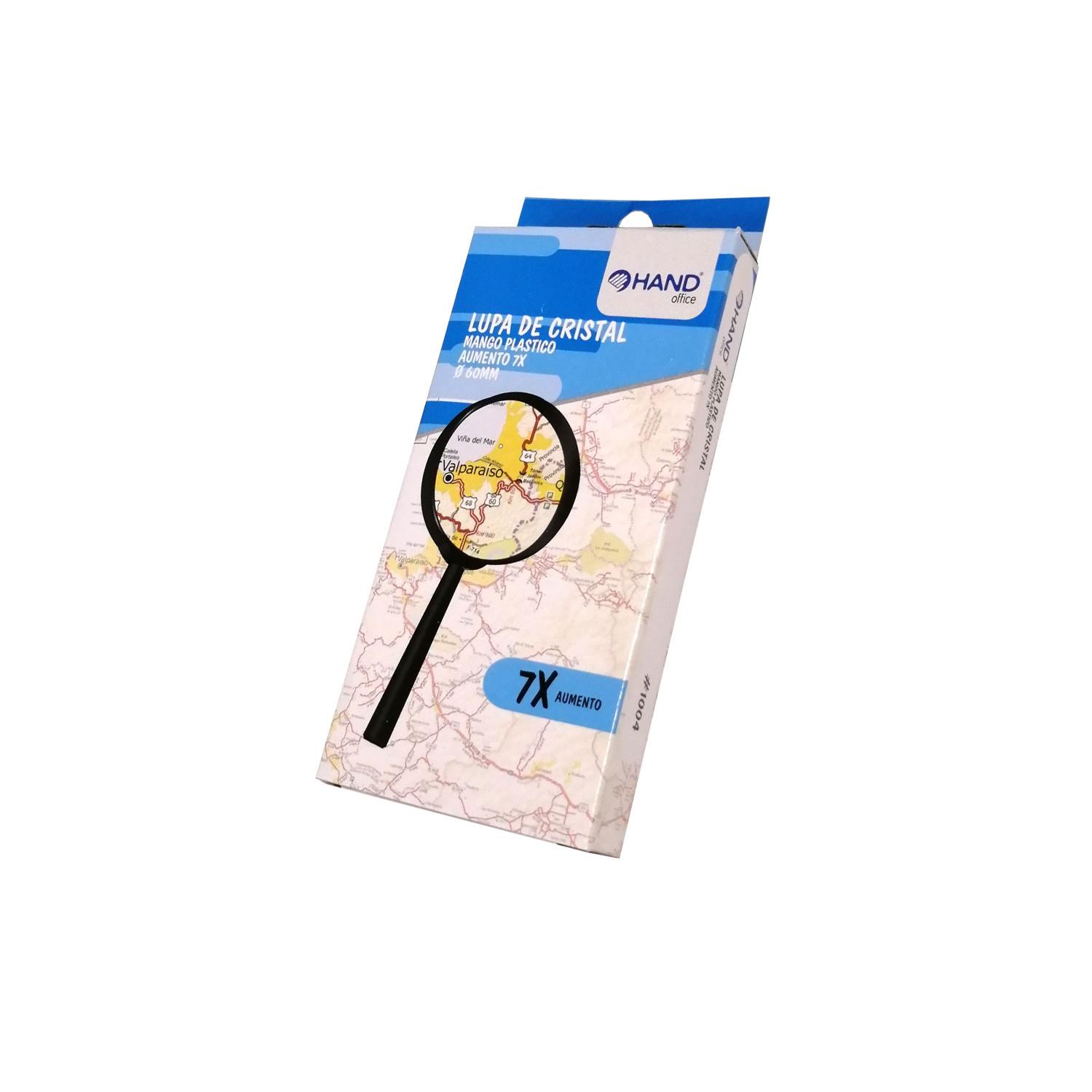 LUPA DE CRISTAL DIÁMETRO DE 7,5 CMS CON AMENTO 7X HAND - PS - 1
