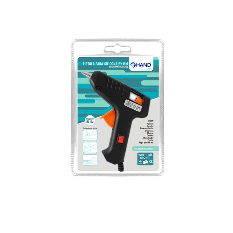 PISTOLA SILICONA PUNTOSTORE 7 MM 10 W HAND PS - 1