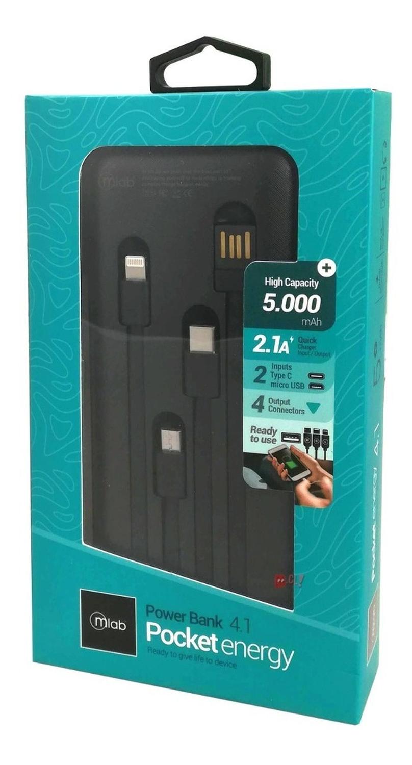 BATERÍA PORTÁTIL POWER BANK 4.1 POCKET ENERGY 5000MHA - PS - 4