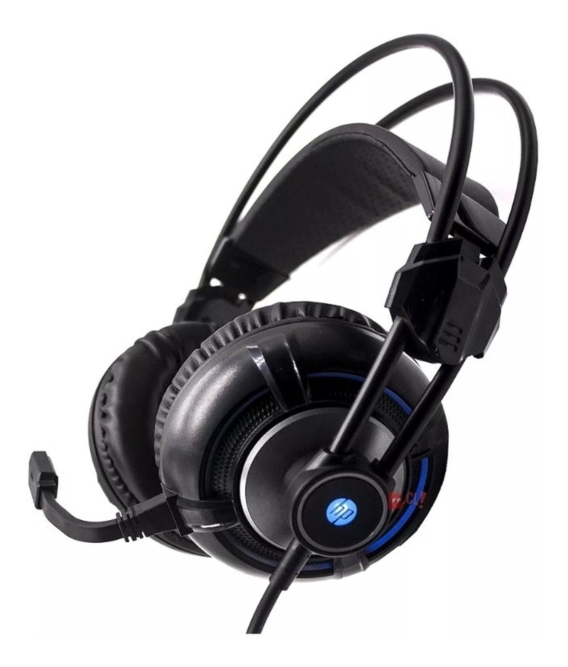 AUDÍFONOS GAMER HP HEADSET H300 LUZ LED PS MICRÓFONO - 2
