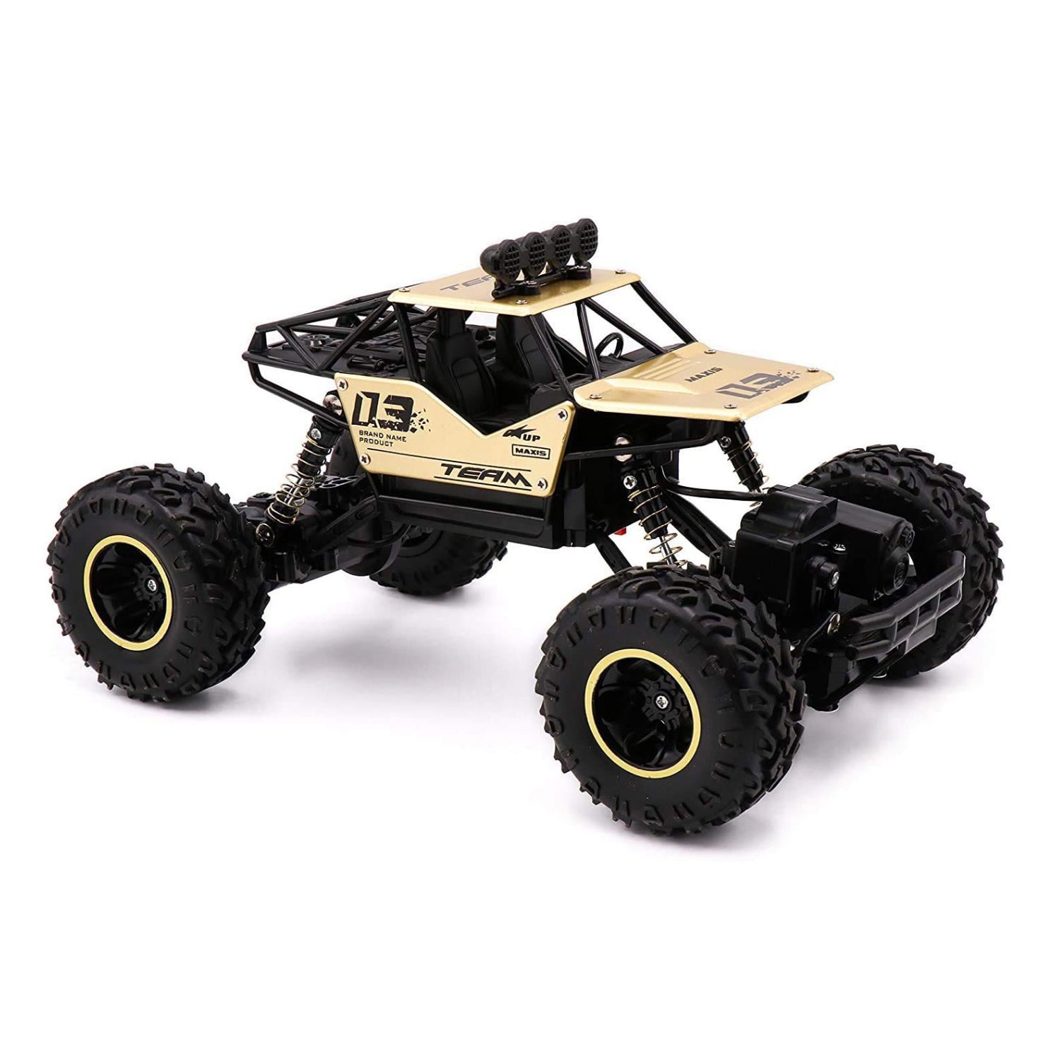JEEP A CONTROL REMOTO PUNTOSTORE DORADO TODO TERRENO RECARGABLE GOLD - PS - 1