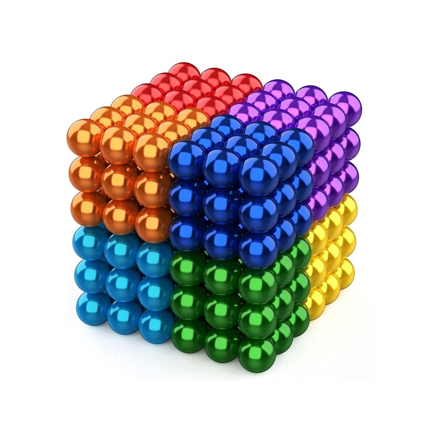 CUBO DIDÁCTICO PUNTOSTORE MAGNETICO DE 216 BOLITAS 3MM MULTICOLORPS - 1
