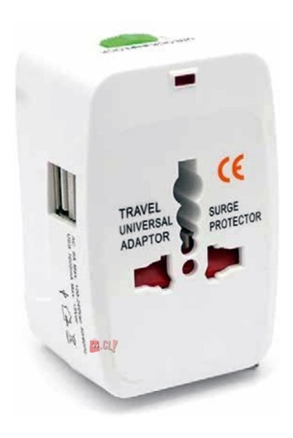 ADAPTADOR TECNOLAB ENCHUFES UNIVERSAL MULTINORMA COLOR BLANCO - PS - 3