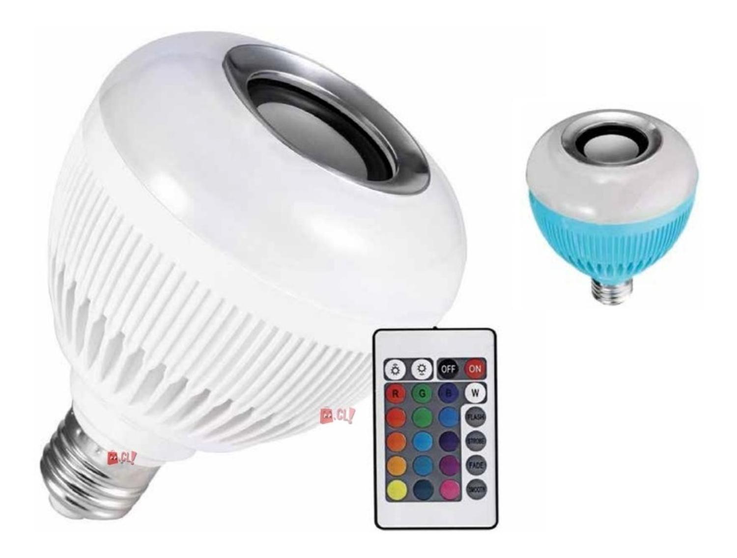 AMPOLLETA LED CON PARLANTE BLUETOOTH 3W SOQUETE AZUL - PS - 2