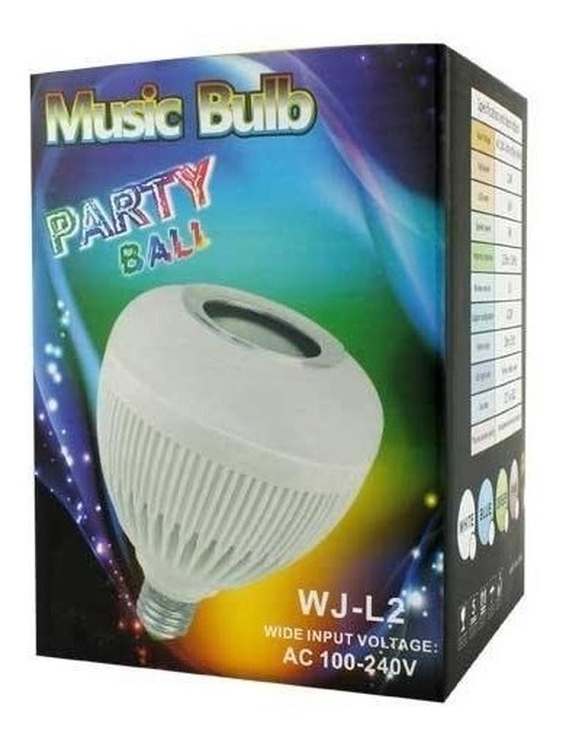 AMPOLLETA LED CON PARLANTE BLUETOOTH 3W SOQUETE AZUL - PS - 3