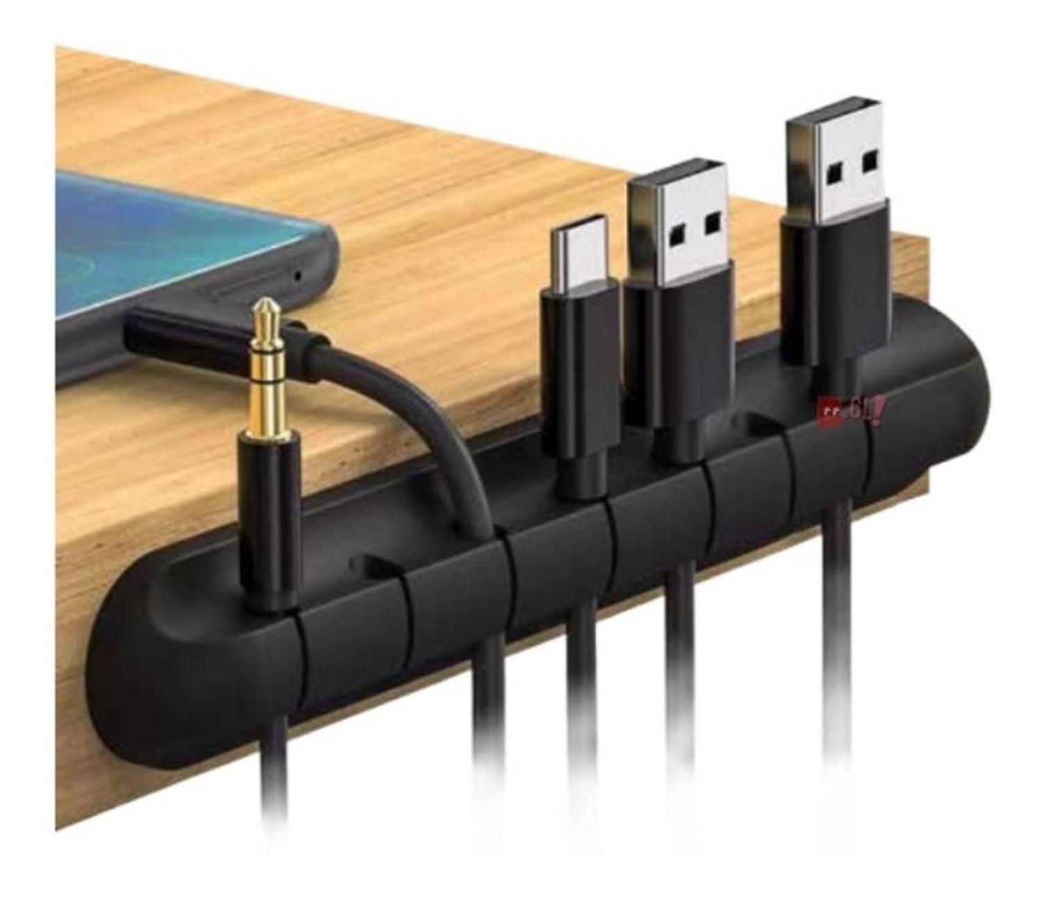 ORGANIZADOR DE CABLES TECNOLAB CON 7 RANURAS PARA ESCRITORIO PC - PS - 2