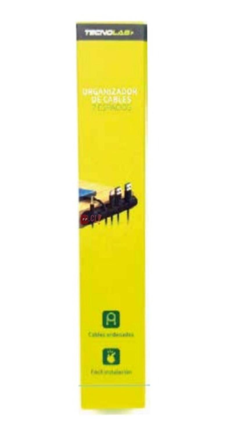 ORGANIZADOR DE CABLES TECNOLAB CON 7 RANURAS PARA ESCRITORIO PC - PS - 3