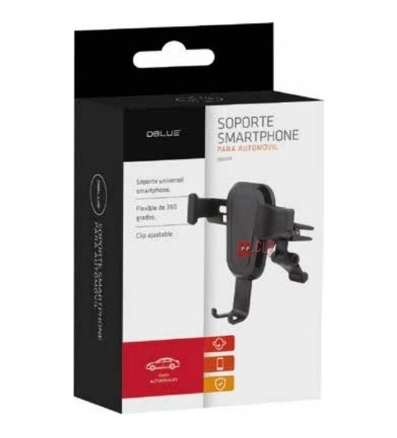 SOPORTE CELULAR DBLUE PARA AUTOMÓVIL CON CLIP AJUSTABLE - PS - 3