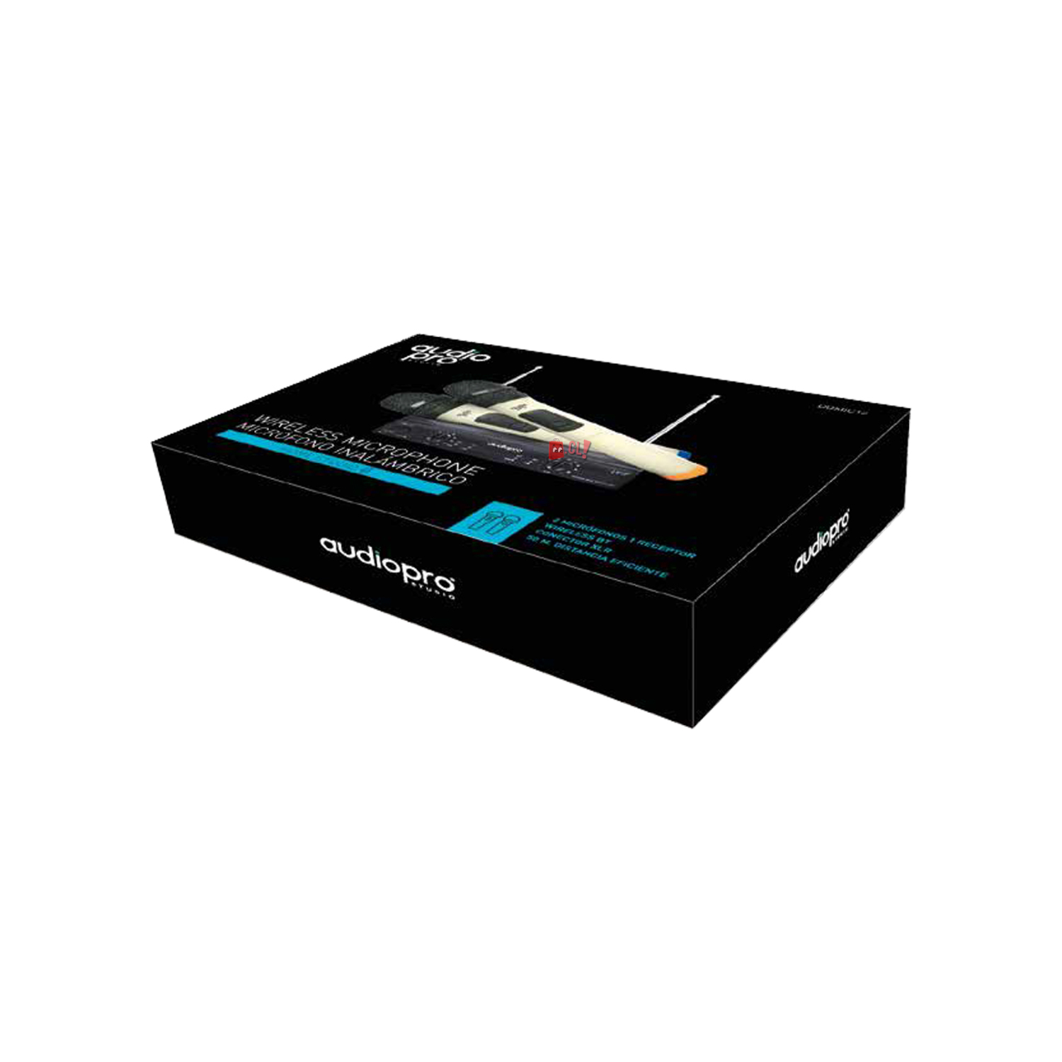 KIT 2 MICRÓFONOS AUDIO PRO INALÁMBRICOS + RECEPTOR UHF - PS - 2