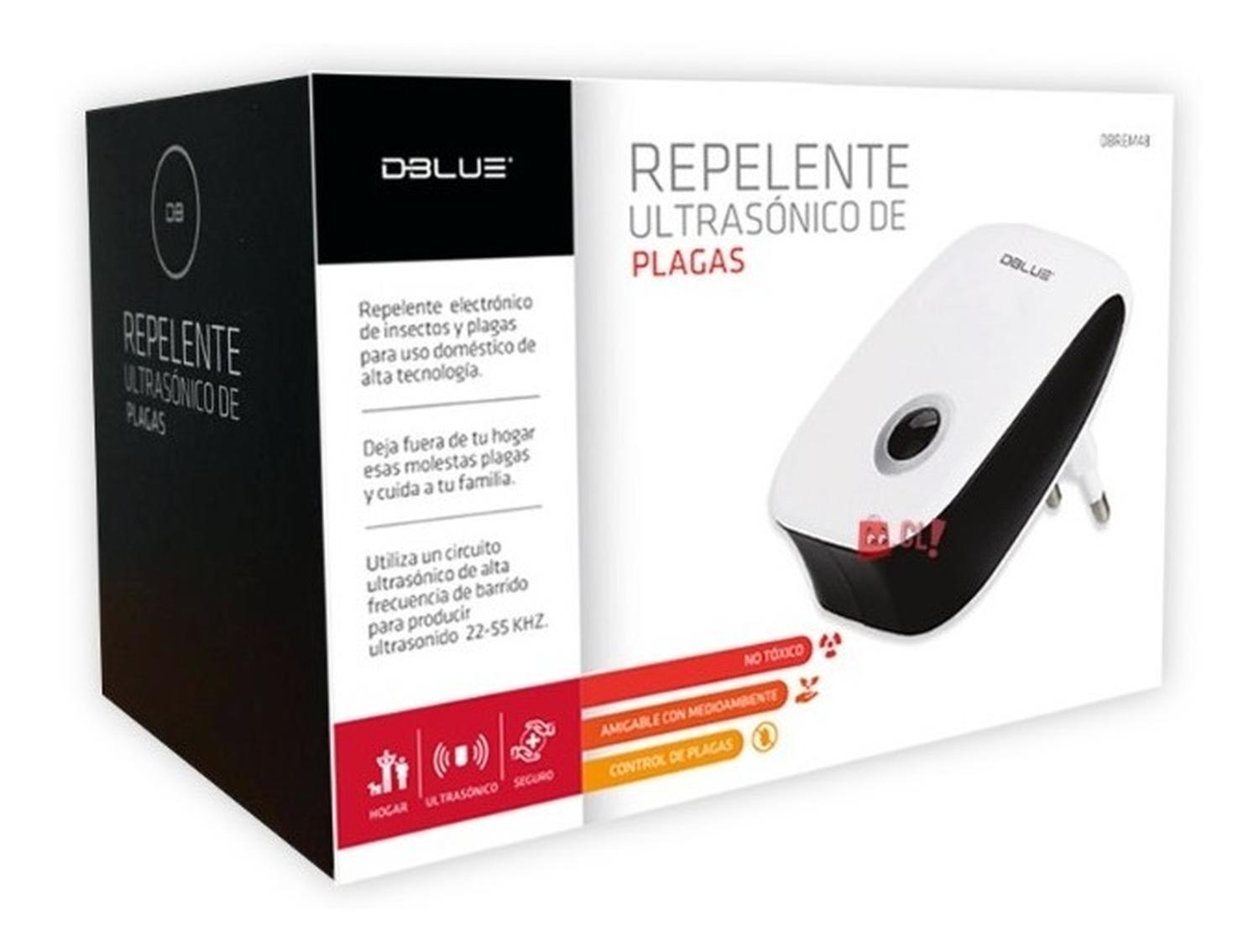 REPELENTE DBLUE ULTRASONIDO ELÉCTRICO CONTROL PLAGAS PS - 4