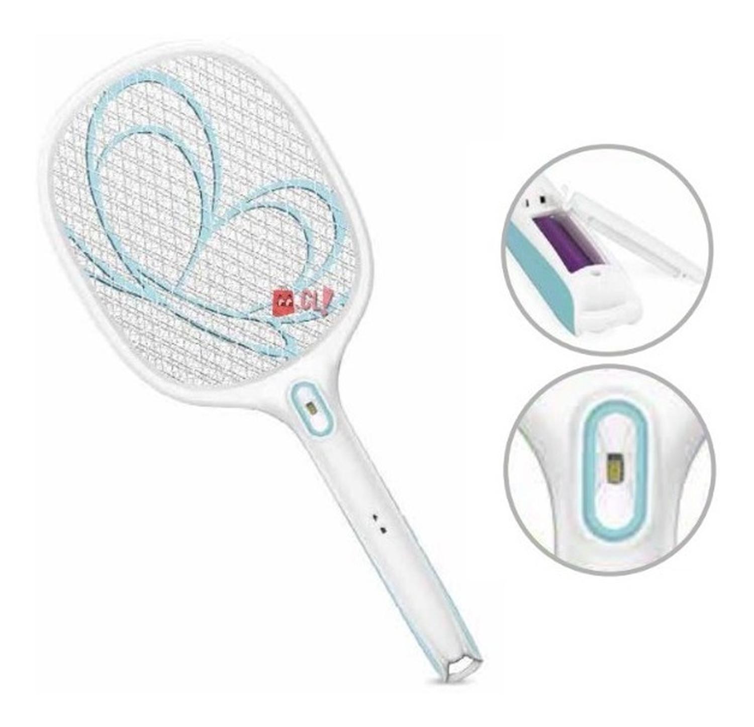 MATAMOSCA PUNTOSTORE Y MOSQUITOS RAQUETA RECARGABLE PS - 1