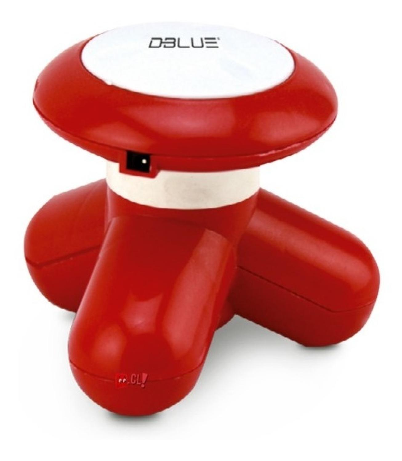 MASAJEADOR DBLUE PORTÁTIL A PILAS O CONEXIÓN USB ROJO PS - 1
