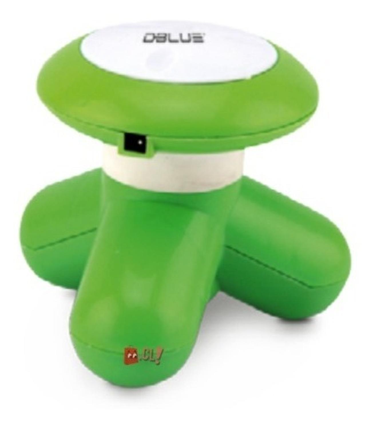 MASAJEADOR DBLUE PORTÁTIL A PILAS O CONEXIÓN USB VERDE PS - 1
