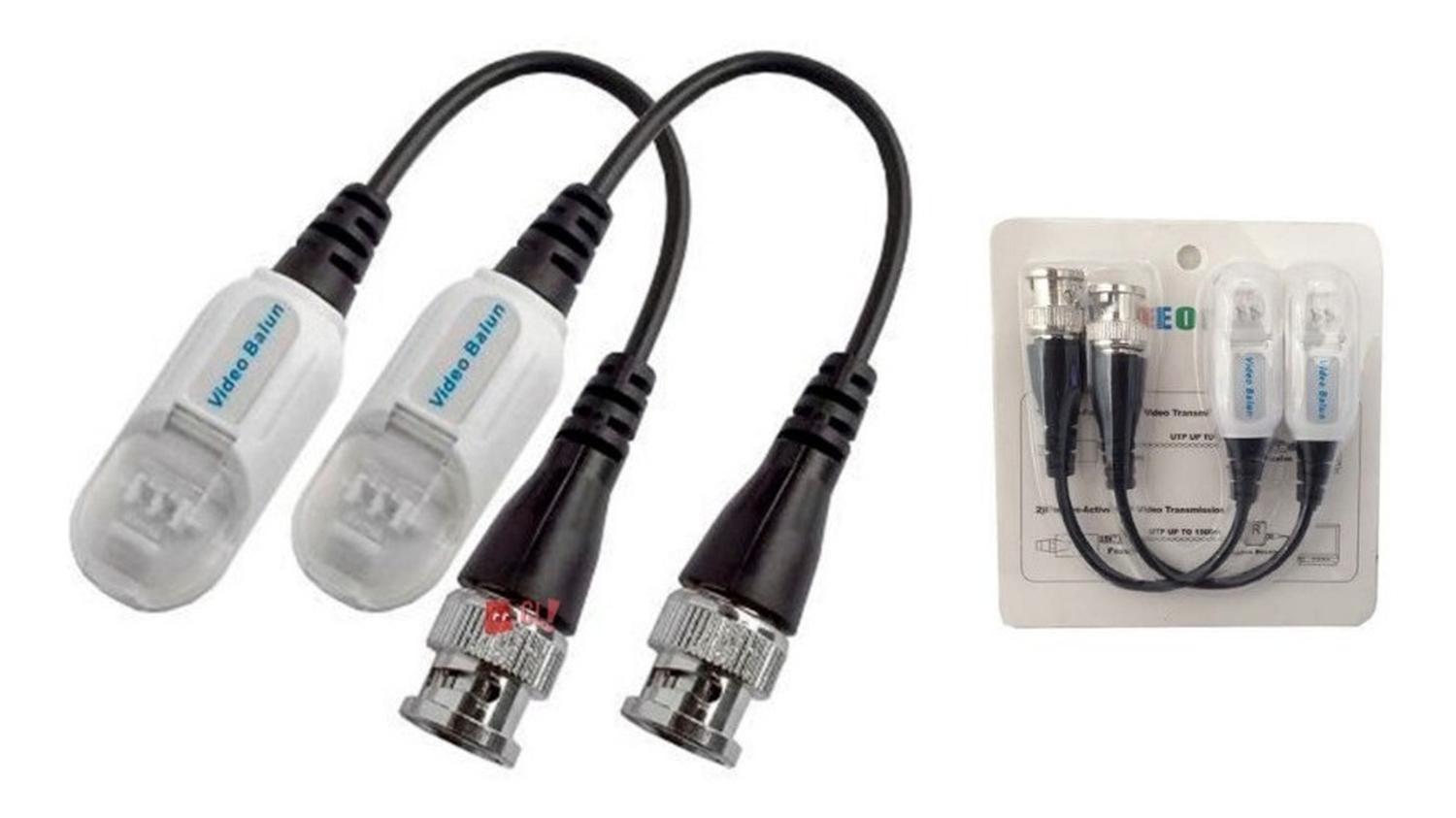 PACK PUNTOSTORE 2 VIDEO BALUN TRANSCEPTOR VIDEO CCTV PS - 2