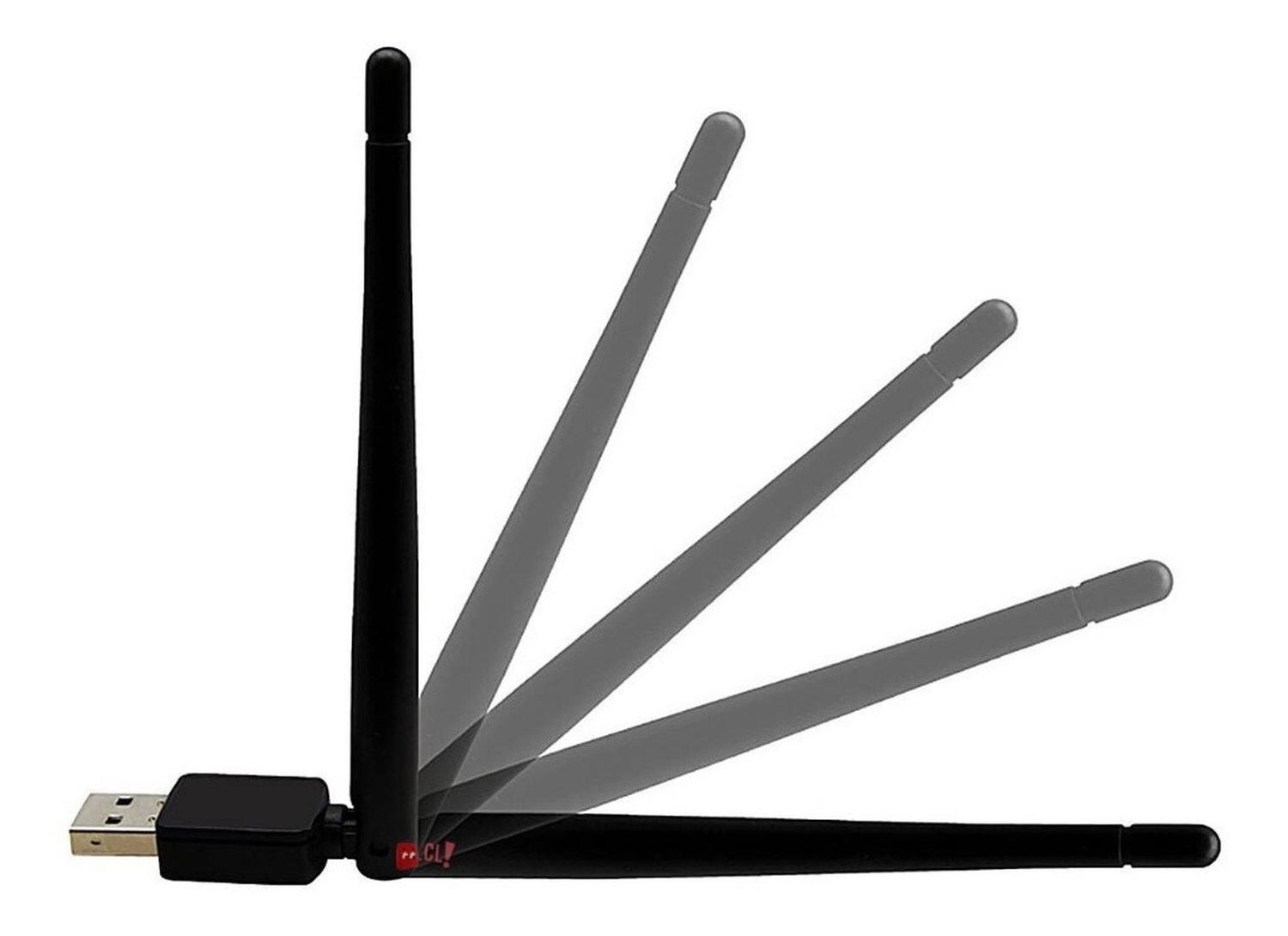 ADAPTADOR WIFI DBLUE ANTENA USB 150MBPS PS - 2