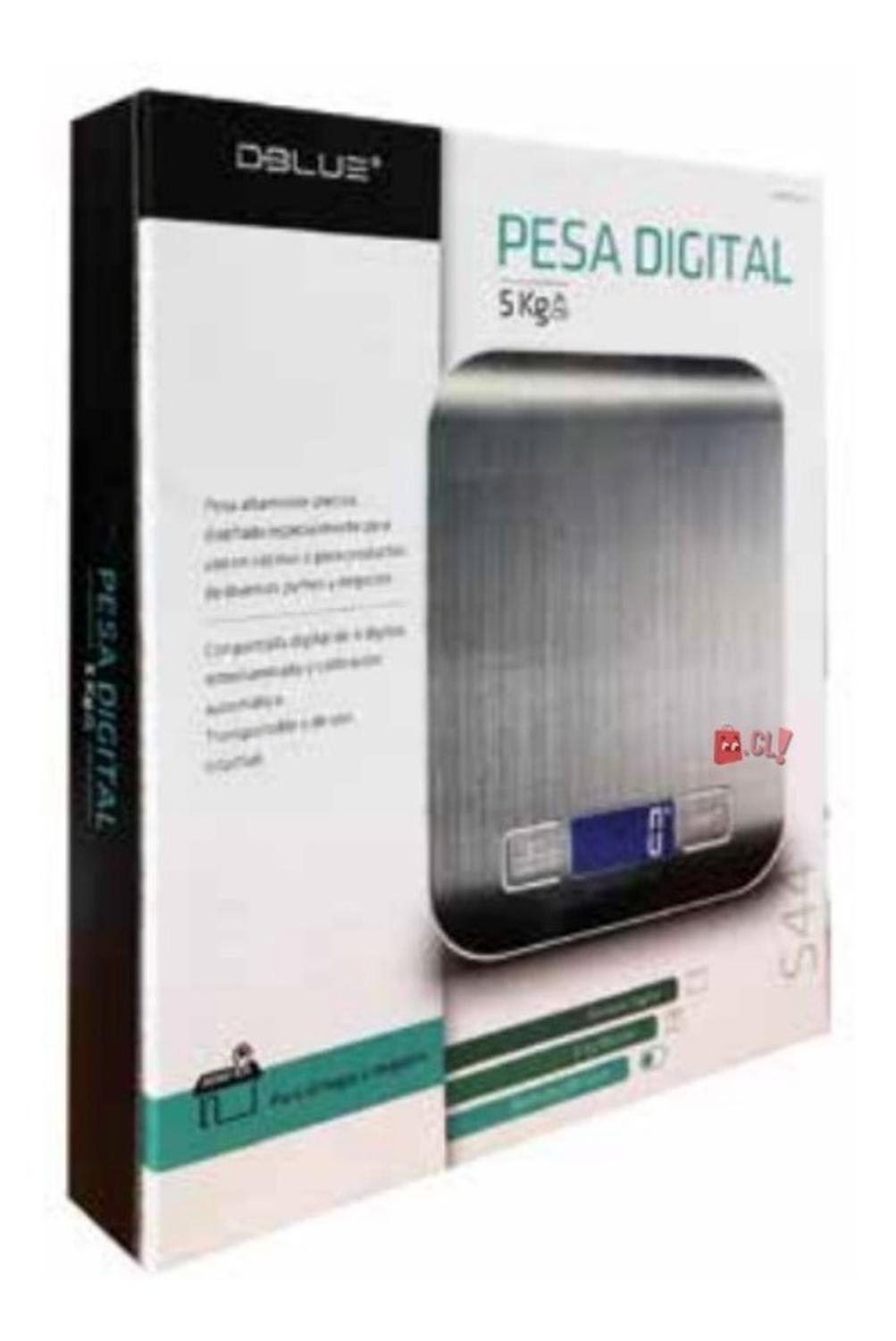 PESA GRAMERA COCINA DIGITAL ACERO INOXIDABLE 5KG - PS - 3