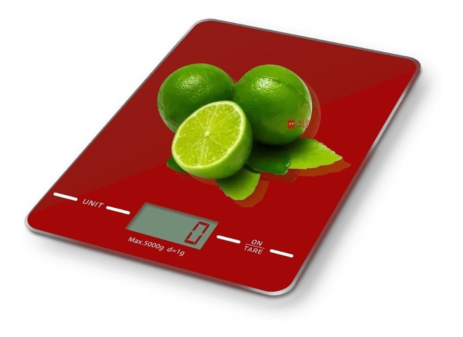 PESA GRAMERA DE COCINA DIGITAL CAPACIDAD 5KG COLOR ROJO - PS - 2